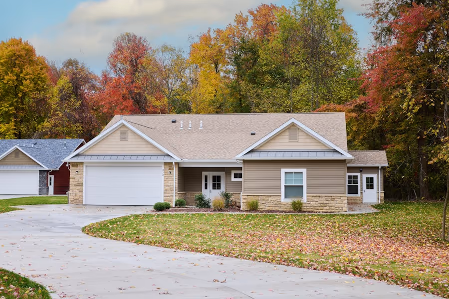 Front view of Glen Home in Hartville, Ohio—a six-bed Intermediate Care Facility operated by GentleBrook, providing residential care for individuals with developmental disabilities