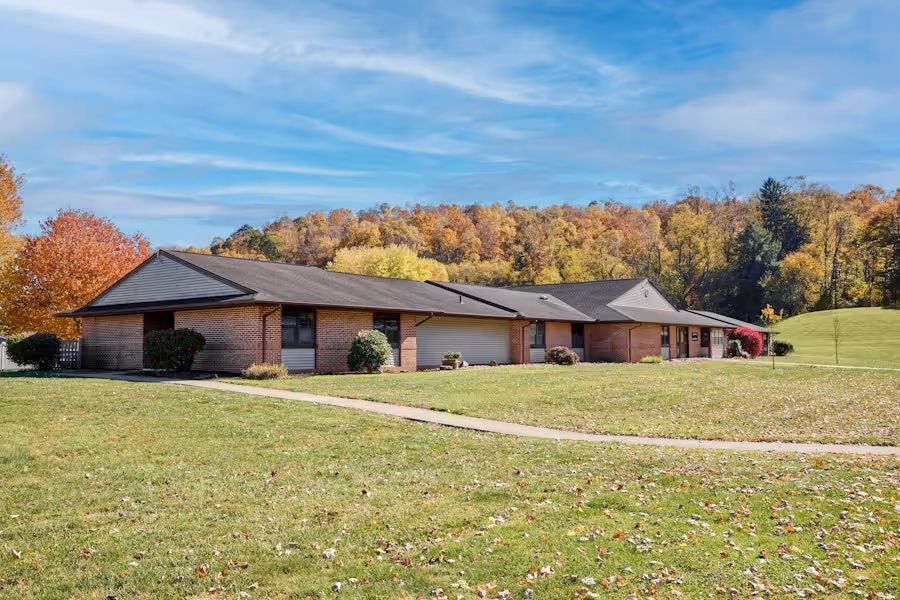 Exterior of Lafayette Meadows in West Lafayette, Ohio—an Intermediate Care Facility by GentleBrook providing residential support and 24-hour care for adults with developmental disabilities