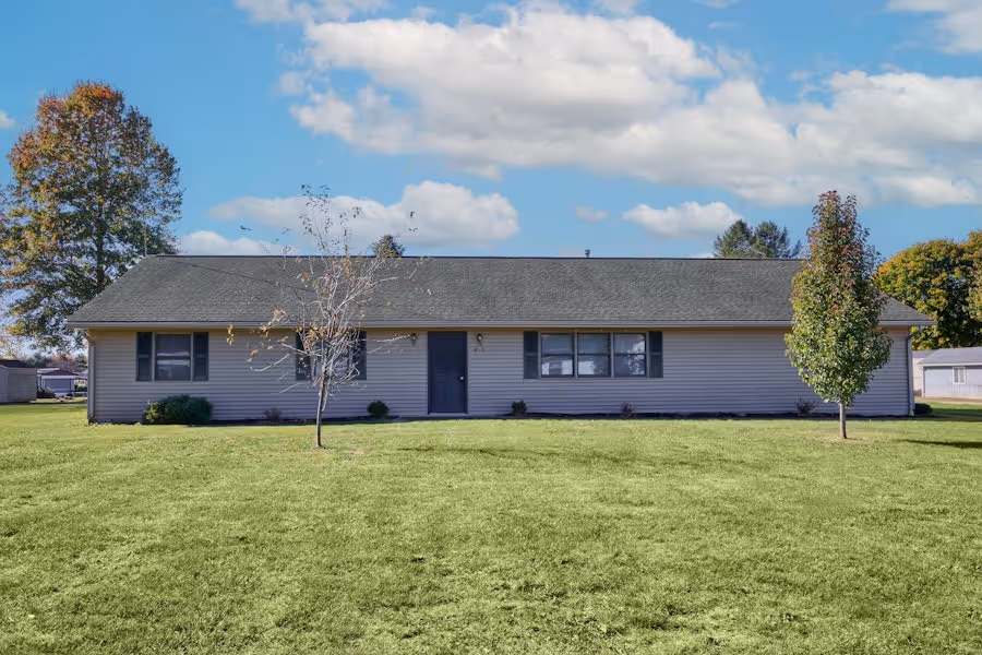 Exterior of Byron Court in West Lafayette, Ohio—an eight-bed Intermediate Care Facility by GentleBrook providing residential care and daily support for adults with developmental disabilities