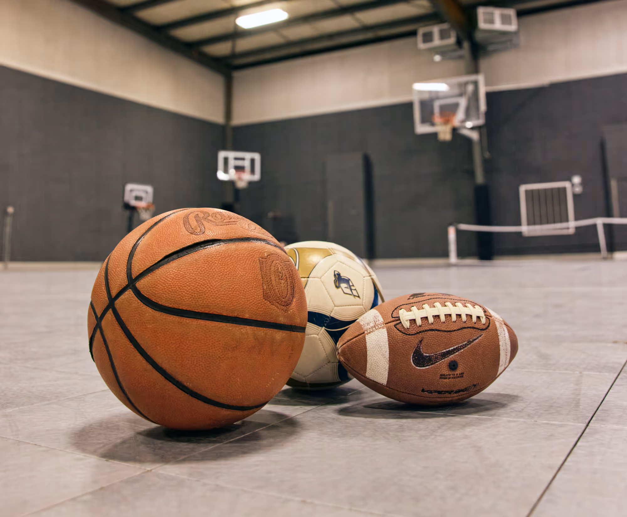 Children playing indoors at GentleBrook SportsPlex in Hartville, Ohio, featuring recreational programs, birthday parties, and community fitness events.